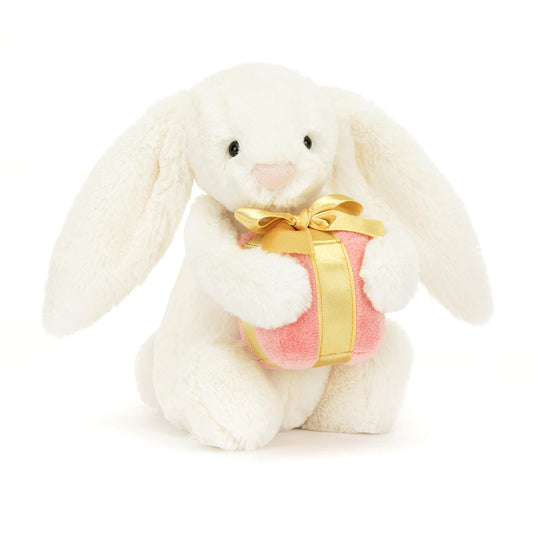 Jellycat Bashful Bunny with Present | Little