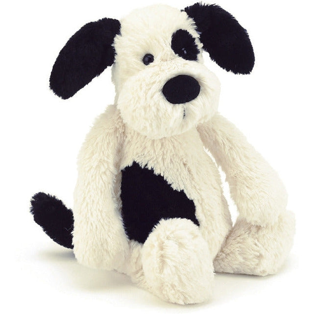 Jellycat Bashful Black & Cream Puppy | Small