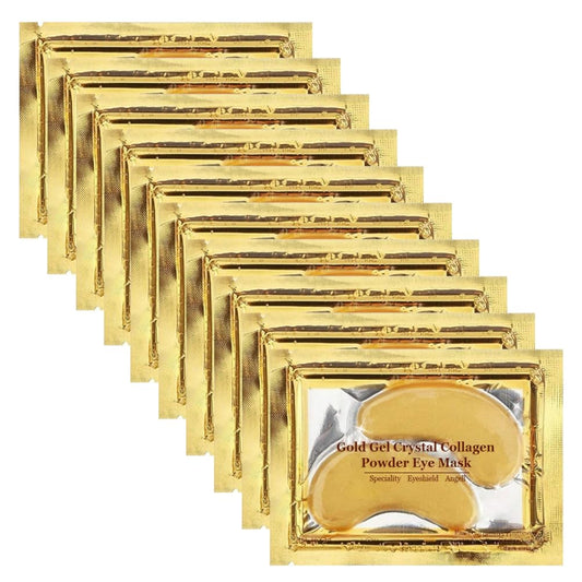 Jakuva 30 Pairs 24k Gold Collagen Eye Masks,Under Eye Patches for Puffy Eyes,Dark Circles & Reduce Wrinkles,Gel Moisturizing Eye Masks for Face Care,Under Eye Mask Bulk for Your Skin Care,Gold